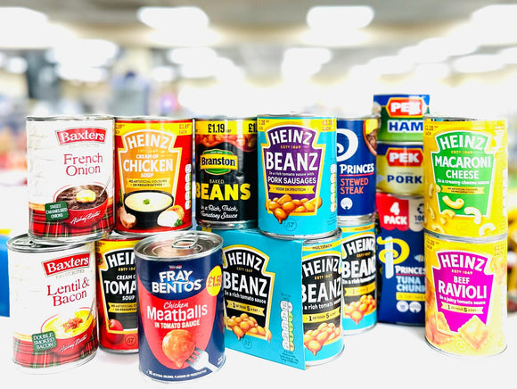 Tinned groceries