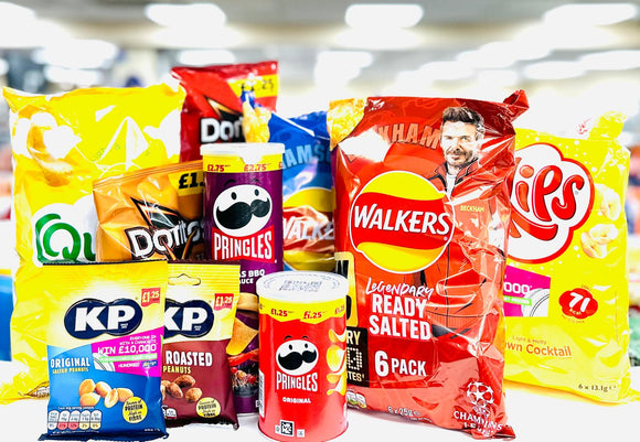 Crisps, Nuts, Snacks & Popcorn