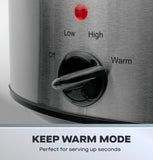 Daewoo Stainless Steel Slow Cooker 3.5l