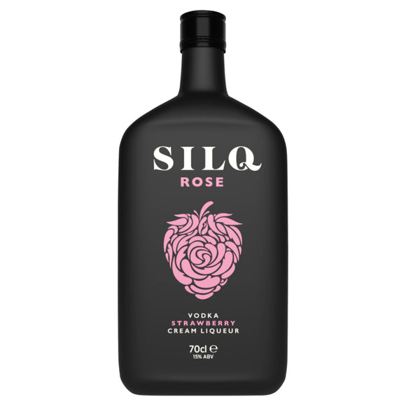 Silq Rose Vodka Strawberry Cream Liqueur 70cl