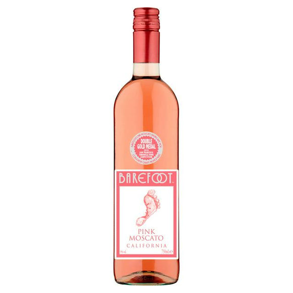 Barefoot Pink Moscato Rose Wine 75cl