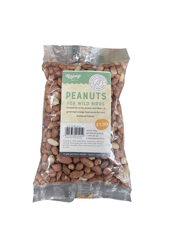 Hojay Peanuts for Wild Birds 400g