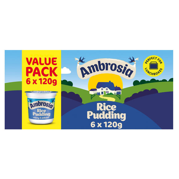 Ambrosia Rice Pudding 6pack