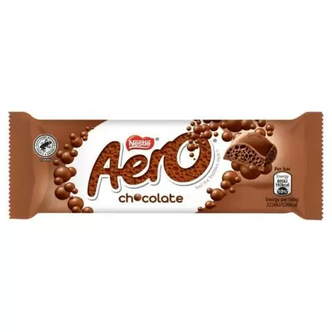 Nestle Aero Milk Chocolate 36g
