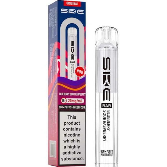 SKE Crystal Bar Pod Blueberry Sour Raspberry 20mg