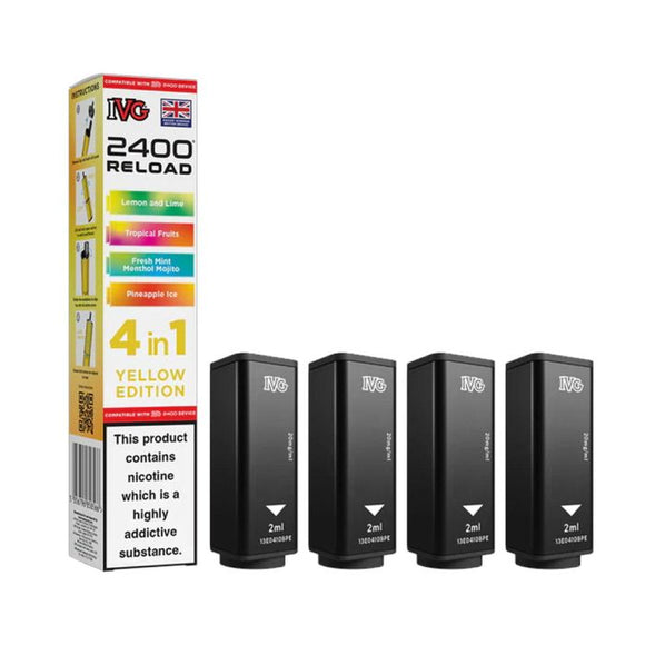 IVG 4In1 Yellow Edition Pods 2400