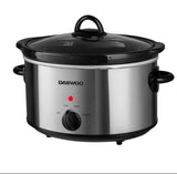 Daewoo Stainless Steel Slow Cooker 3.5l