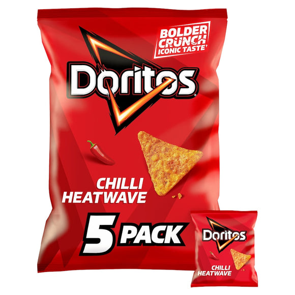Doritos Chilli Heatwave Flavour Corn Chips 5x30g