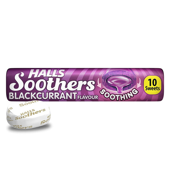 Halls Soothers Blackcurrant 45g