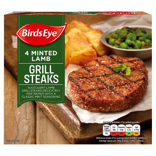 Birds Eye 4 Minted Lamb Grills 300g