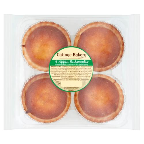 Cottage Bakery 4 Apple Bakewells 175g