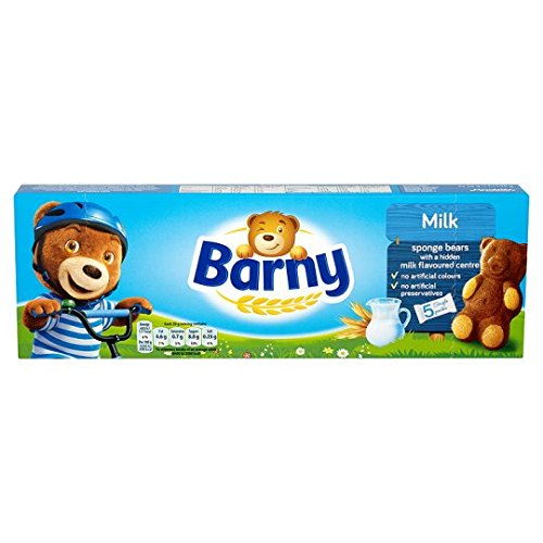 Barny Milk Soft Baked Bears Biscuits 5 Pack Multipack 125G