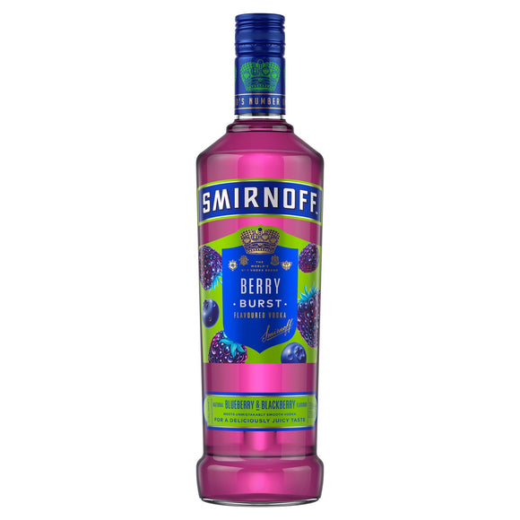 Smirnoff Berry Burst Flavoured Vodka, 70cl