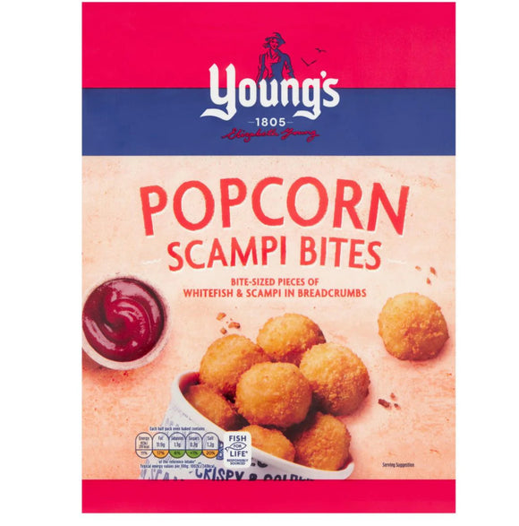 Youngs Popcorn Scampi Bites 300g