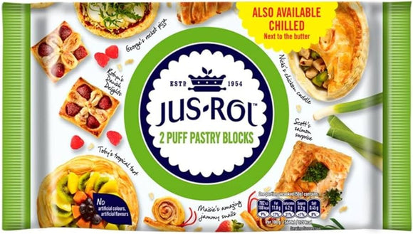 Jus-Rol Puff Pastry Ready Rolled Sheet 500g