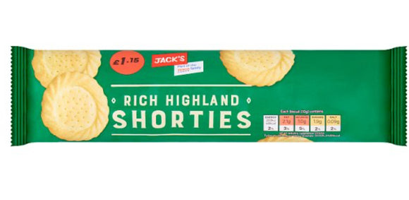 Jack’s Rich Highland Shorties