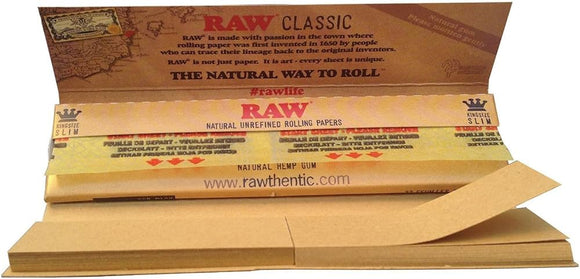 Raw Connoisseur Rolling Paper & Tips