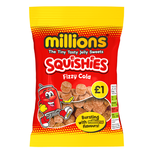 Millions Squishies Fizzy Cola Flavour 100g