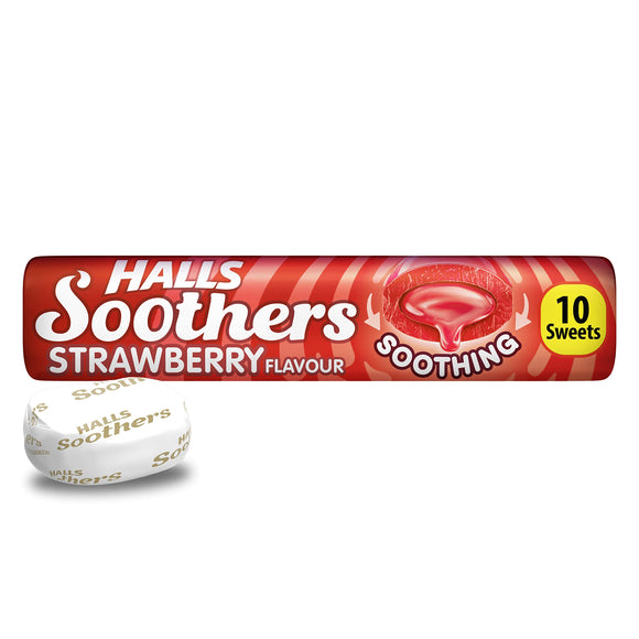 Halls Soothers Strawberry 45g