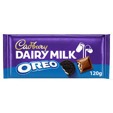 Cadbury Dairy milk oreo sharing block 120g