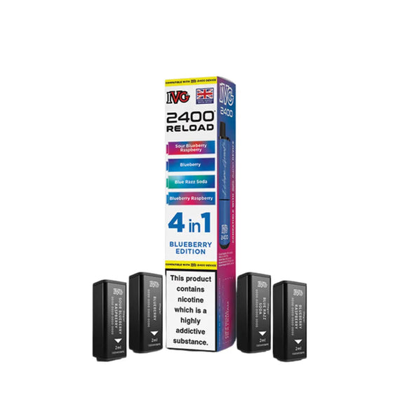 IVG 4In1 Blueberry Edition Pods 2400