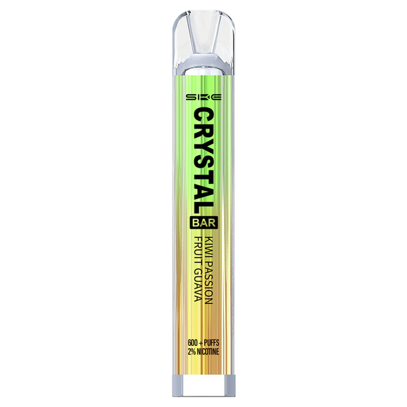 SKE Crystal Bar Kit Kiwi, Passion Fruit, Guava 20mg 600