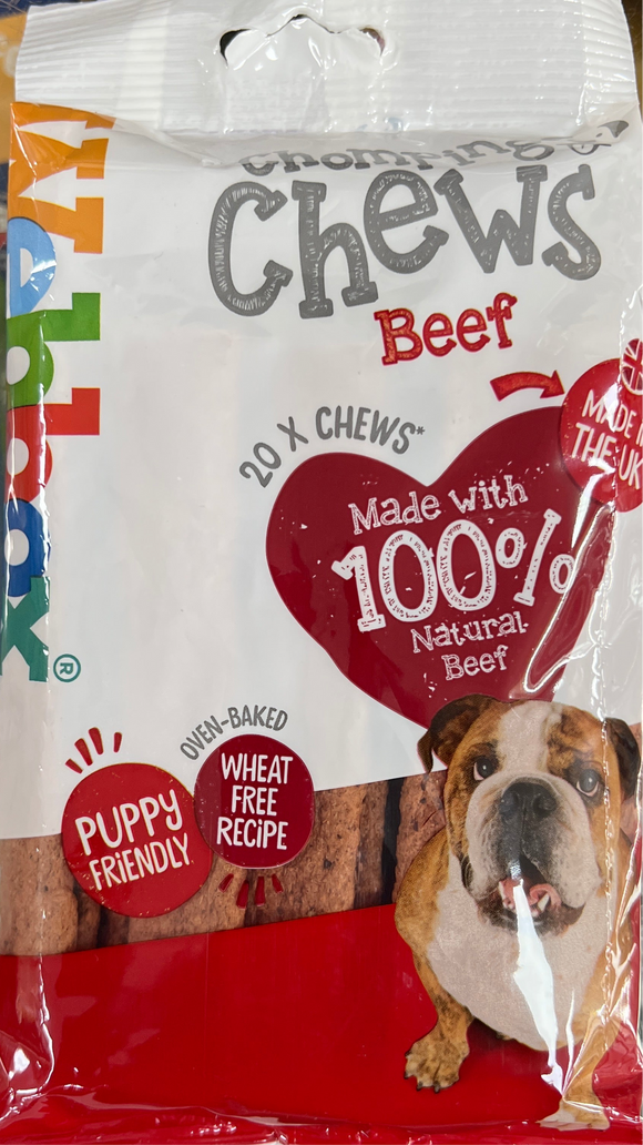 Webbox chomp chew beef 200g
