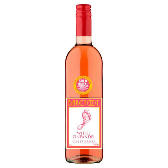 Barefoot White Zinfandel Rose Wine 75cl