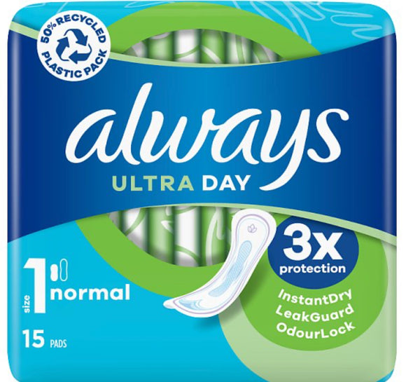 Always Ultra Day Pads Normal 15 Pads