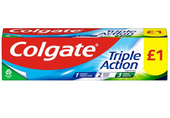 Colgate Triple Action Toothpaste 75ml