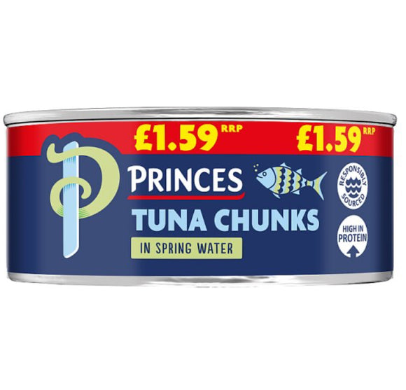 Princes Tuna Chunks in Spring Water 145g