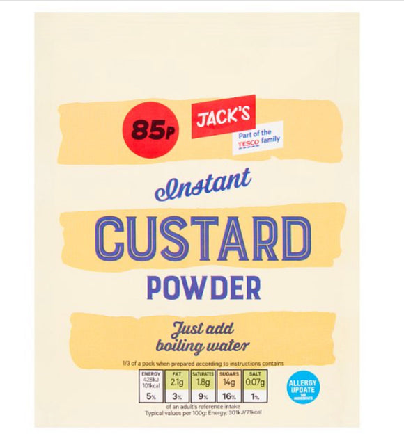 Jack's Instant Custard Powder 72g