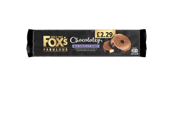 Fox's Fabulous Chocolatey Milk Chocolate Rounds 130g