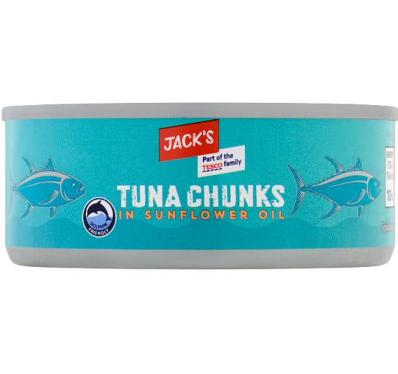 Jack's Tuna Chunks in Sunflower Oil 145g
