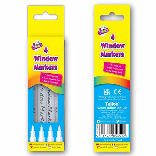 Artbox Window Markers 4 Pack