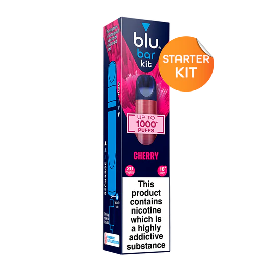 Blu Bar 20mg Cherry Vape Kit 1000
