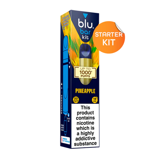 Blu Bar 20mg Pineapple Vape Kit 1000