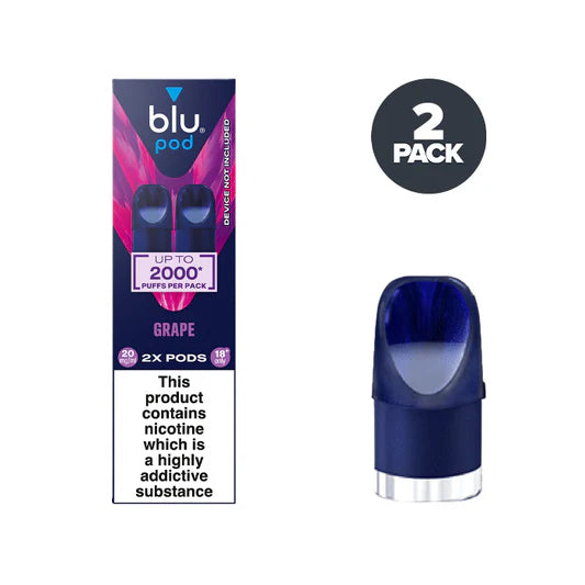 Blu Bar Pods Grape 2x2ml (2000 Puffs)