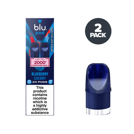 Blu Bar Pods Blueberry Cherry 2x2ml (2000 Puffs)