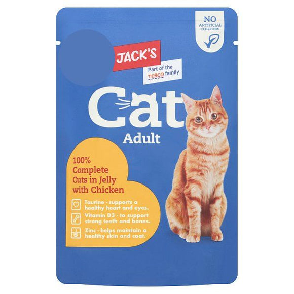 Jack's - Cat Adult - Complete Cuts in Jelly with Chicken - 100g