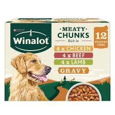 Winalot pouches in gravy multipack 12x100g