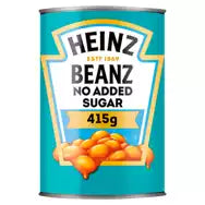 Heinz baked beans no added sugar 415g