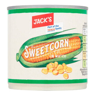 Jack's sweetcorn in water 340g