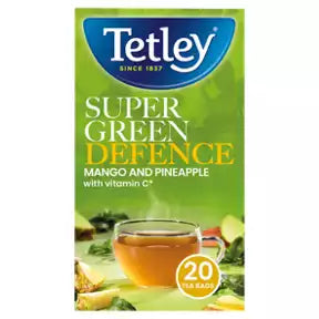 Tetley Immune Tropical Super Green Tea 20 Tea Bags