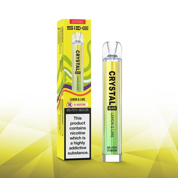 SKE Crystal Bar Kit Lemon & Lime 20mg 600