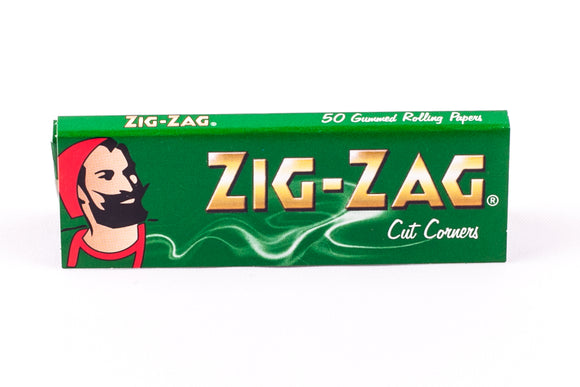 Zig-Zag  Green Regular Rolling Paper