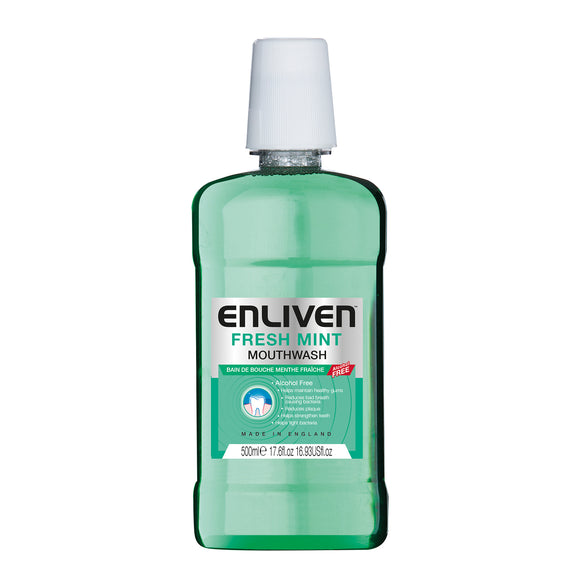 Enliven Freshmint Mouthwash Alcohol Free 500ml