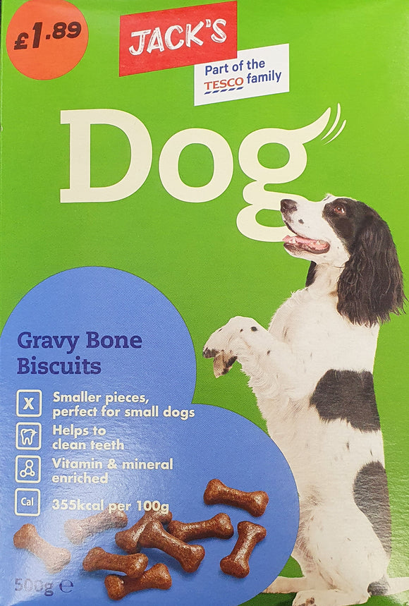 Jack's Gravy Bone Biscuits 500g