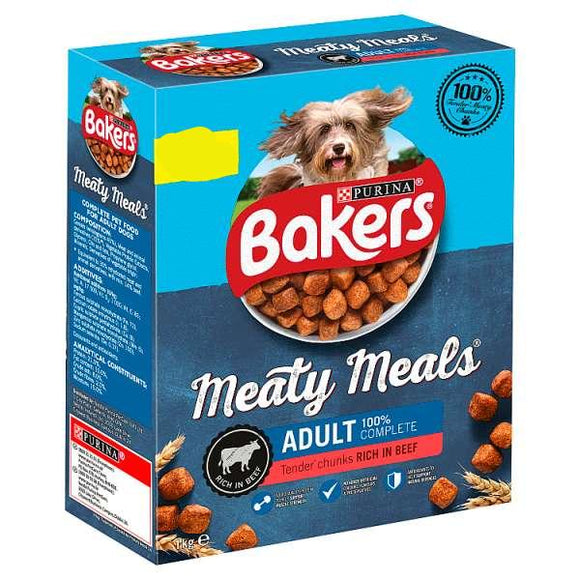 Bakers meaty meals beef 1kg