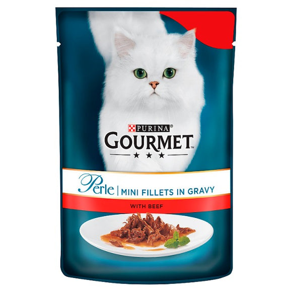 Purina - Gourmet Perle - Beef Mini Fillets in Gravy - 1x85g